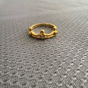 Gold Disney size 8 castle ring